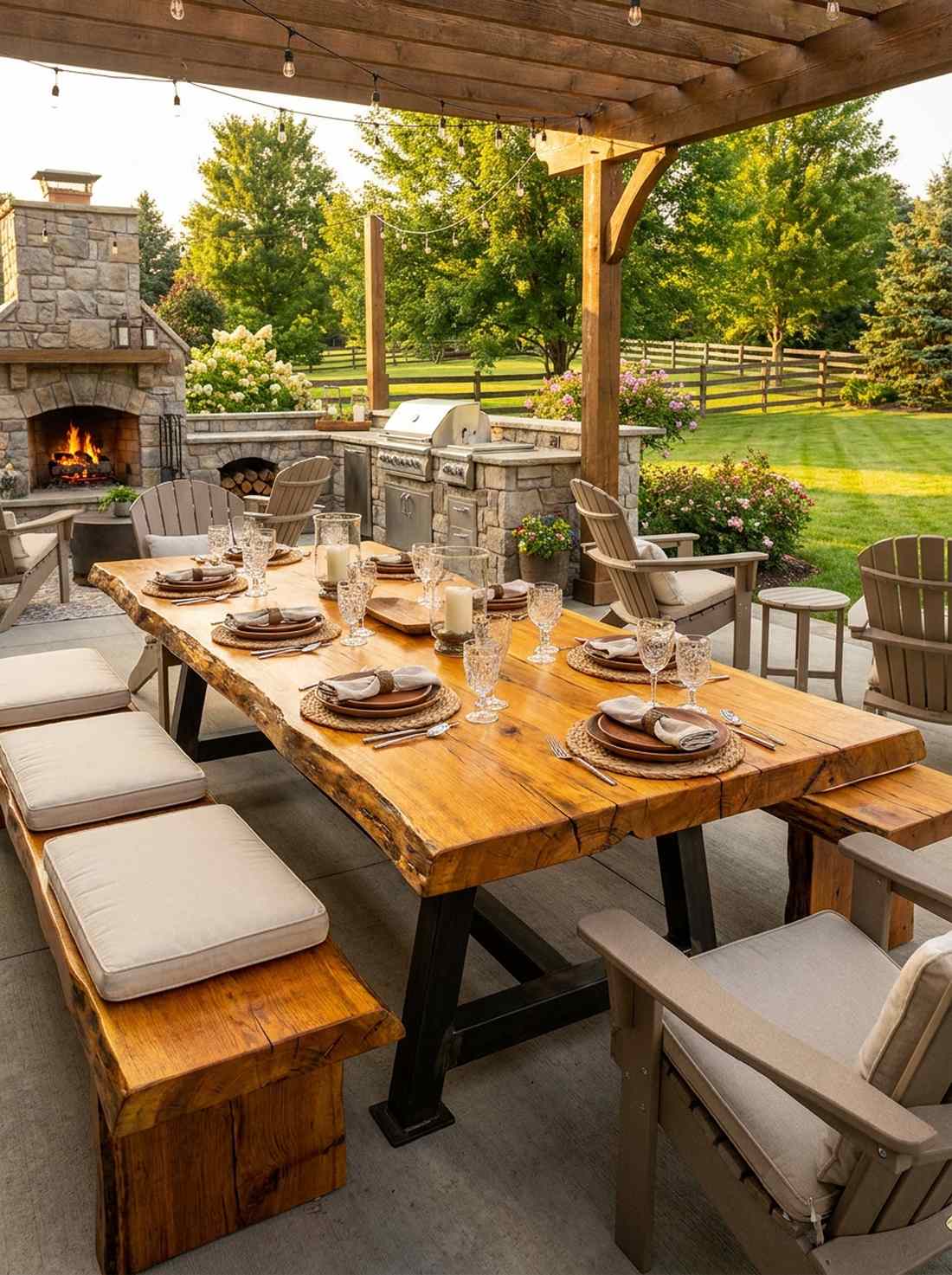 rough hewn table dining set