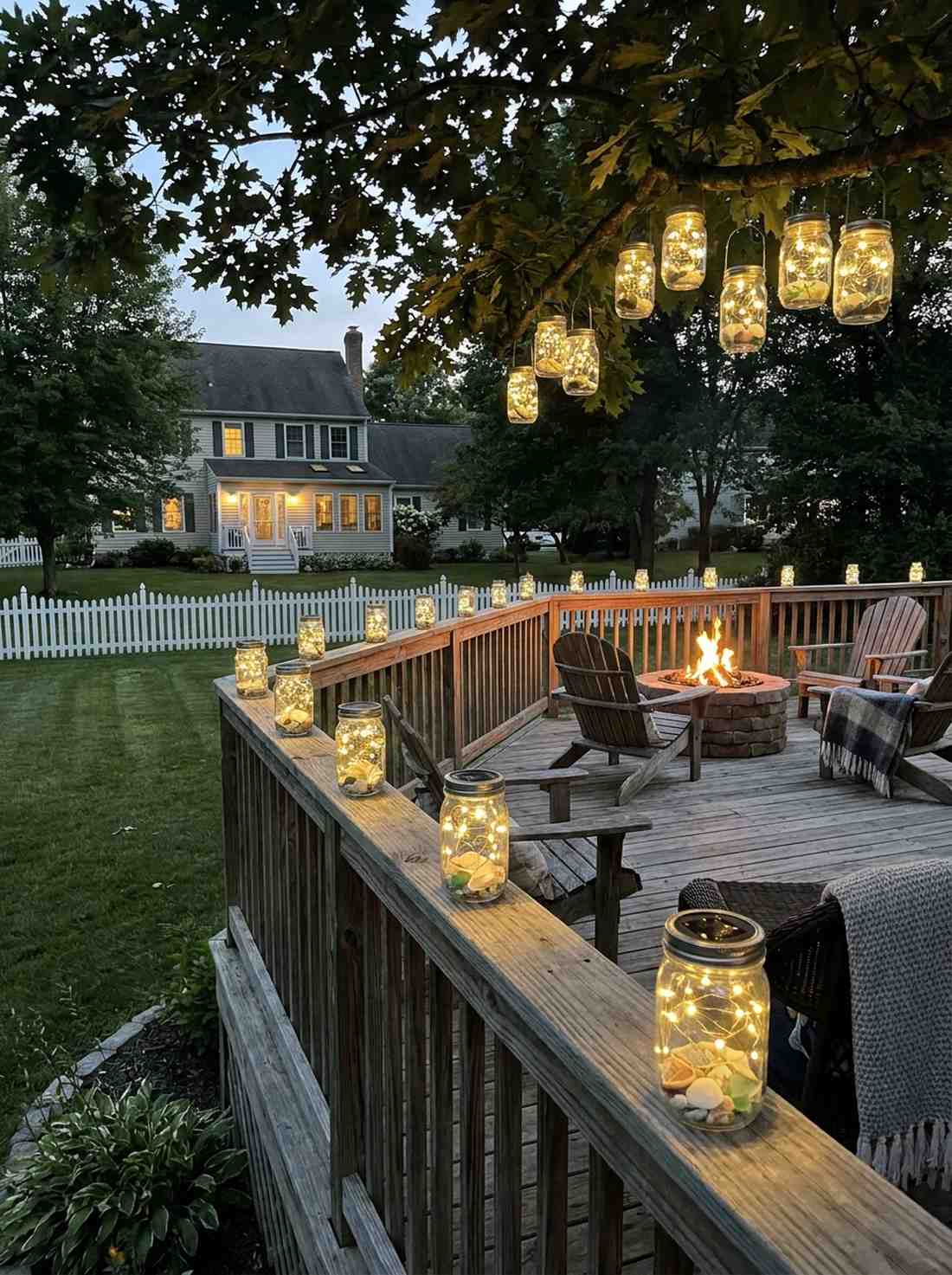 solar jar lights in mason jars