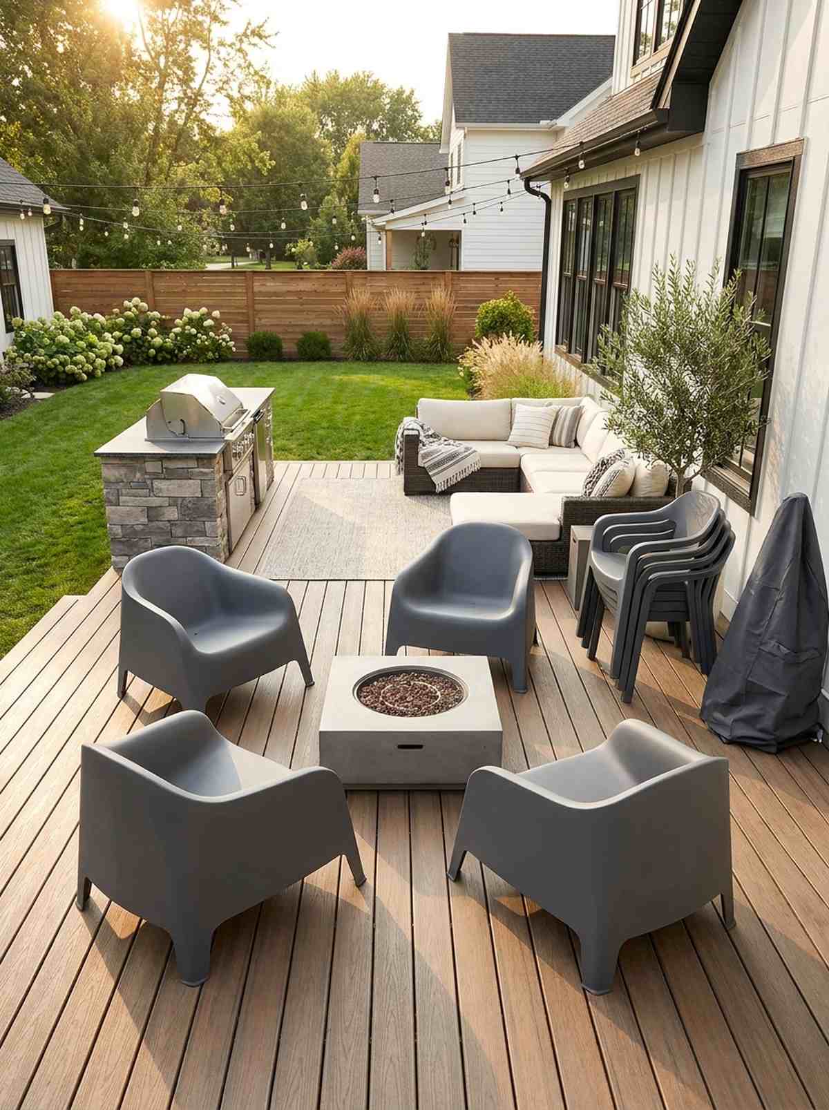 stackable resin chairs