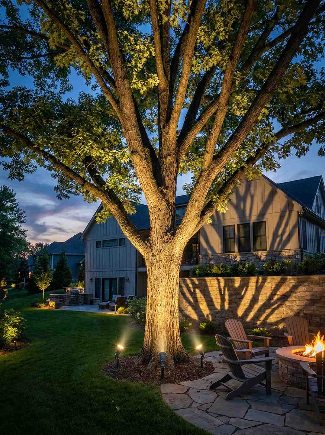 uplighting for specimen trees