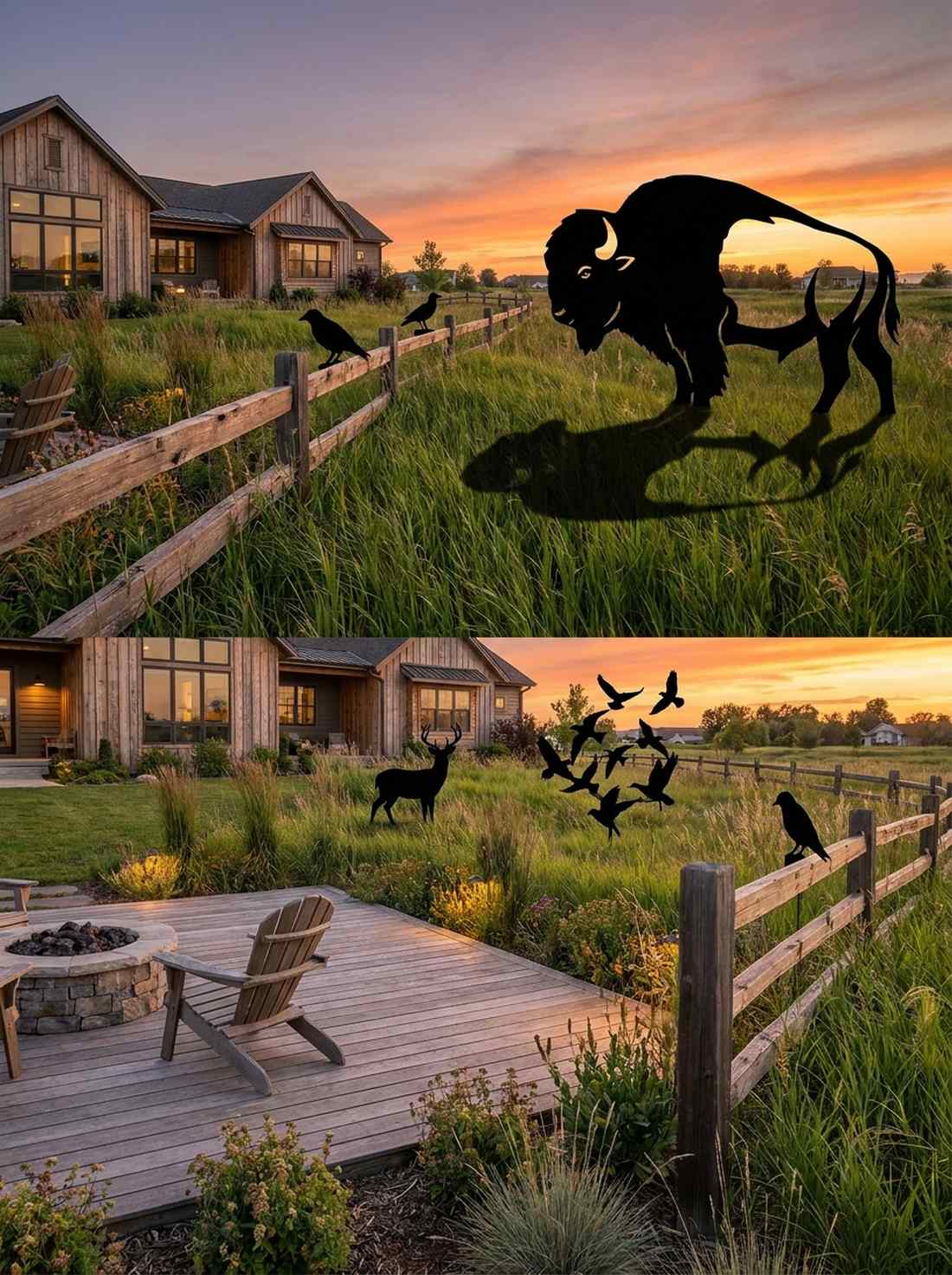 welded animal silhouettes