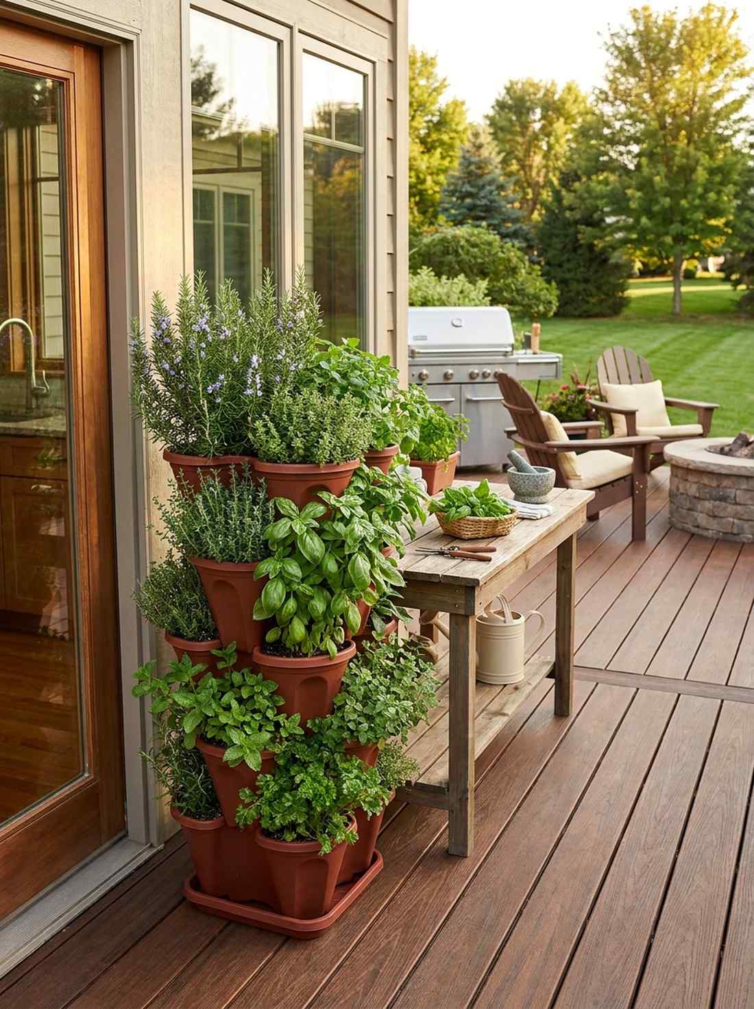 culinary herb kitchen garden