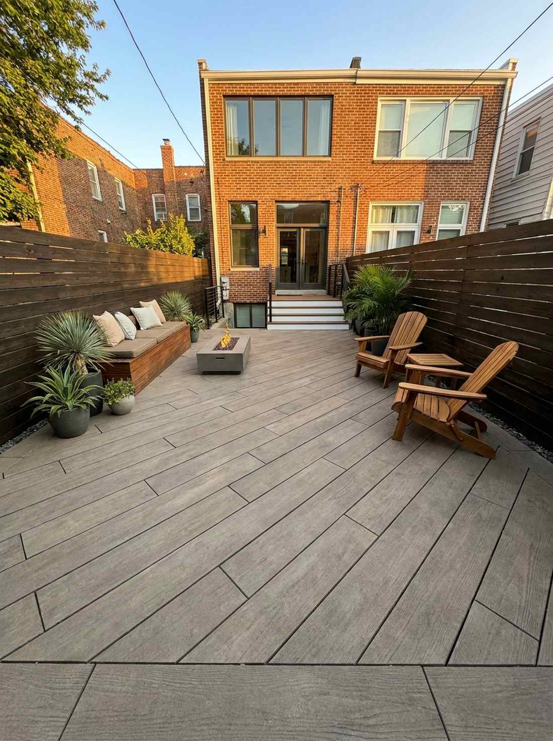 diagonal paving pattern