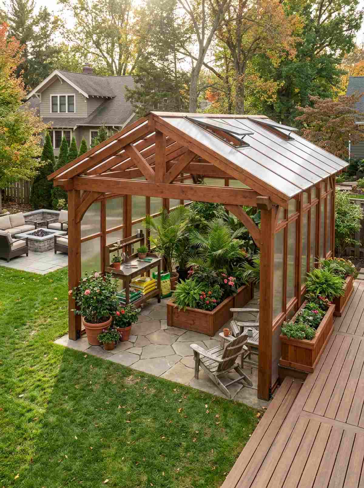 greenhouse pergola hybrid