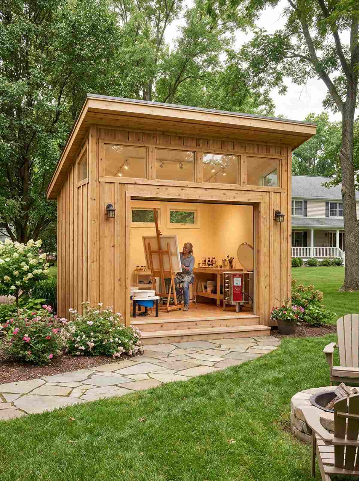 art studio shed