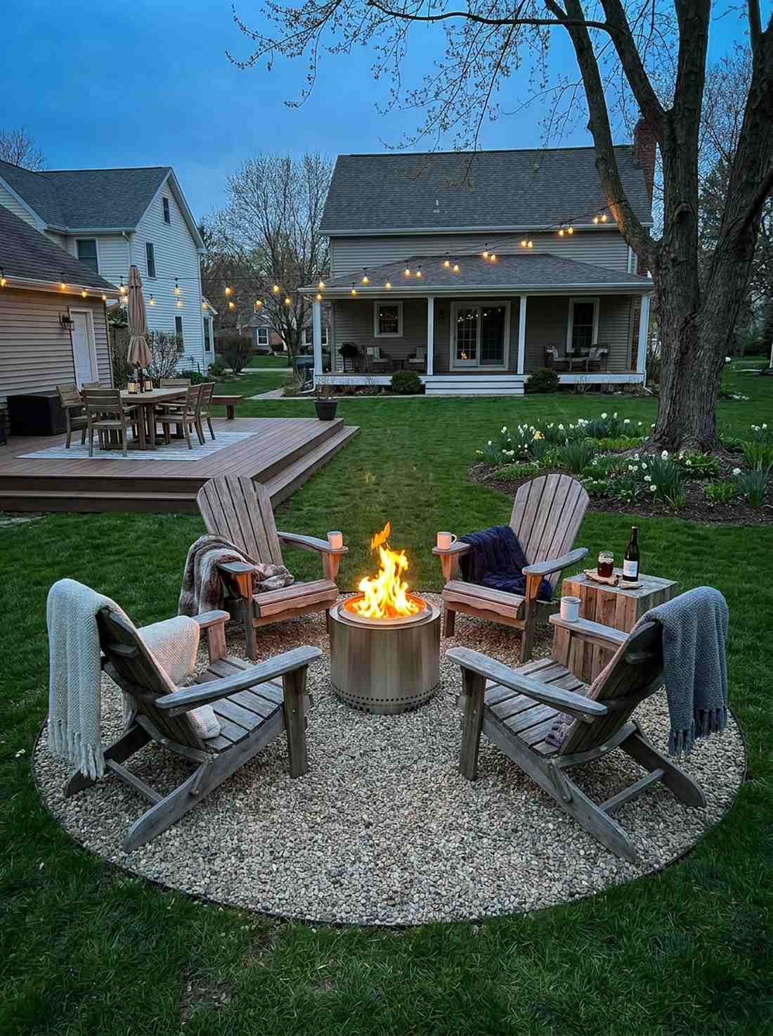 fire pit seating circle