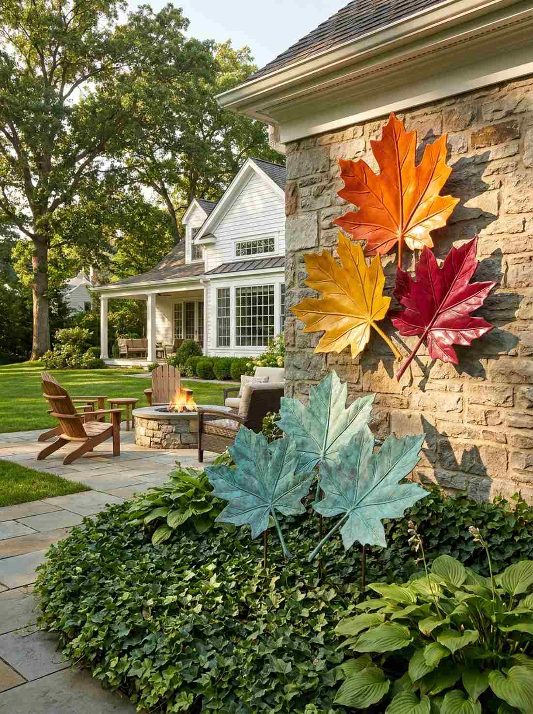 metal leaf clusters