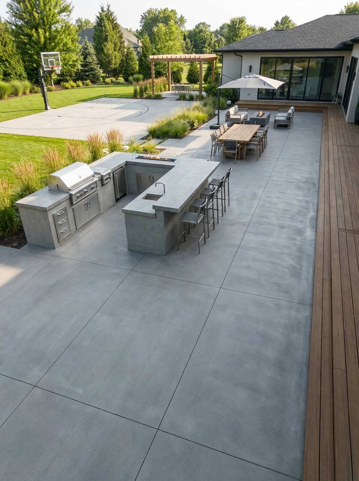 poured concrete