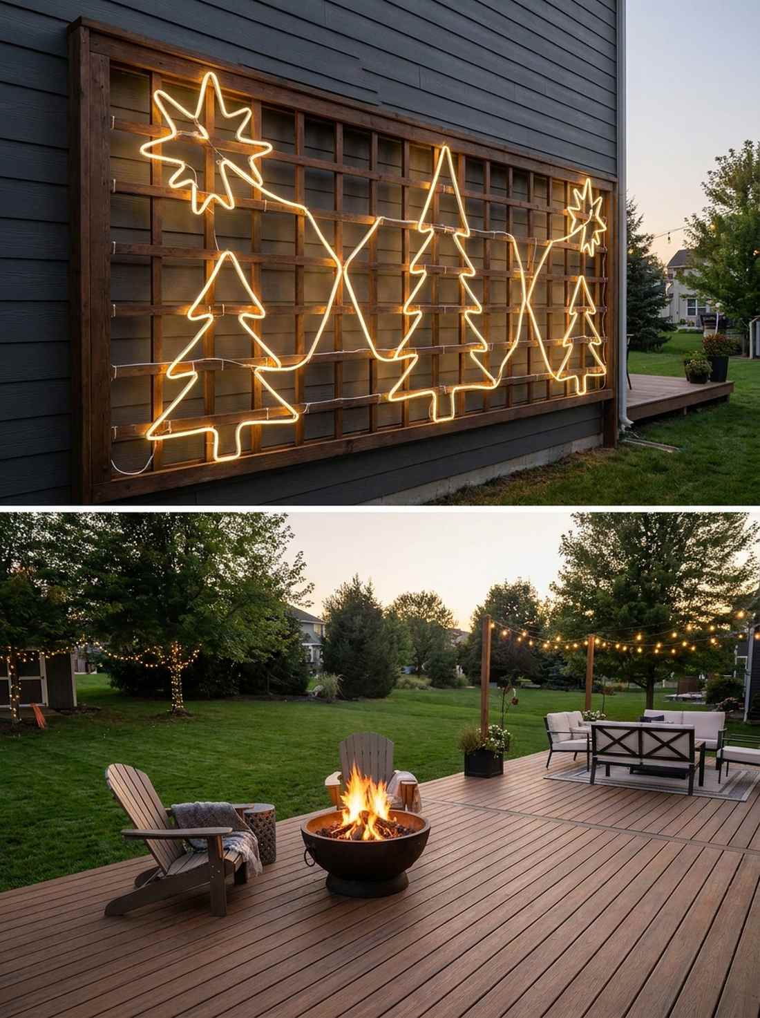 trellis vertical light displays