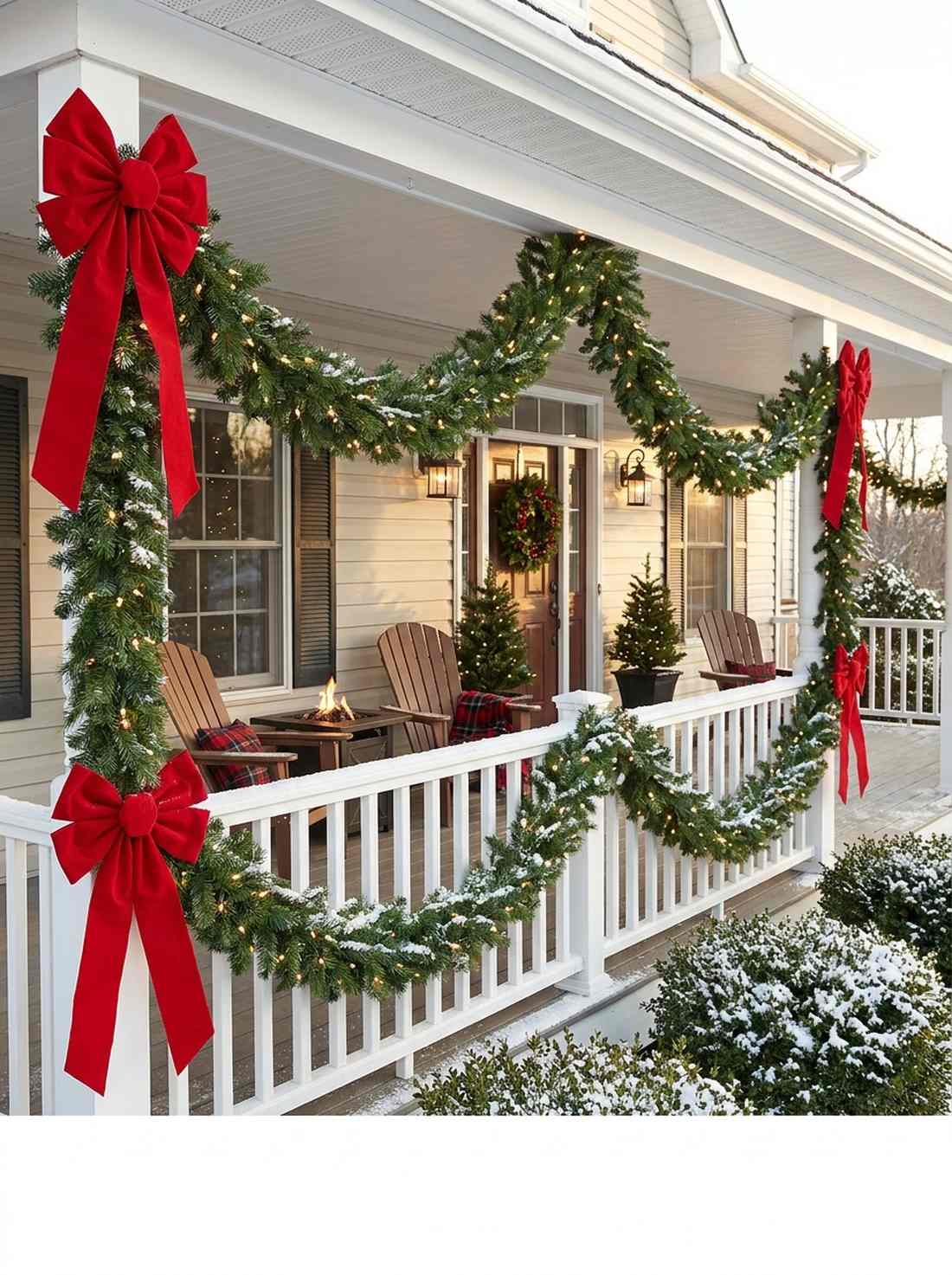 balustrade railing garland swags