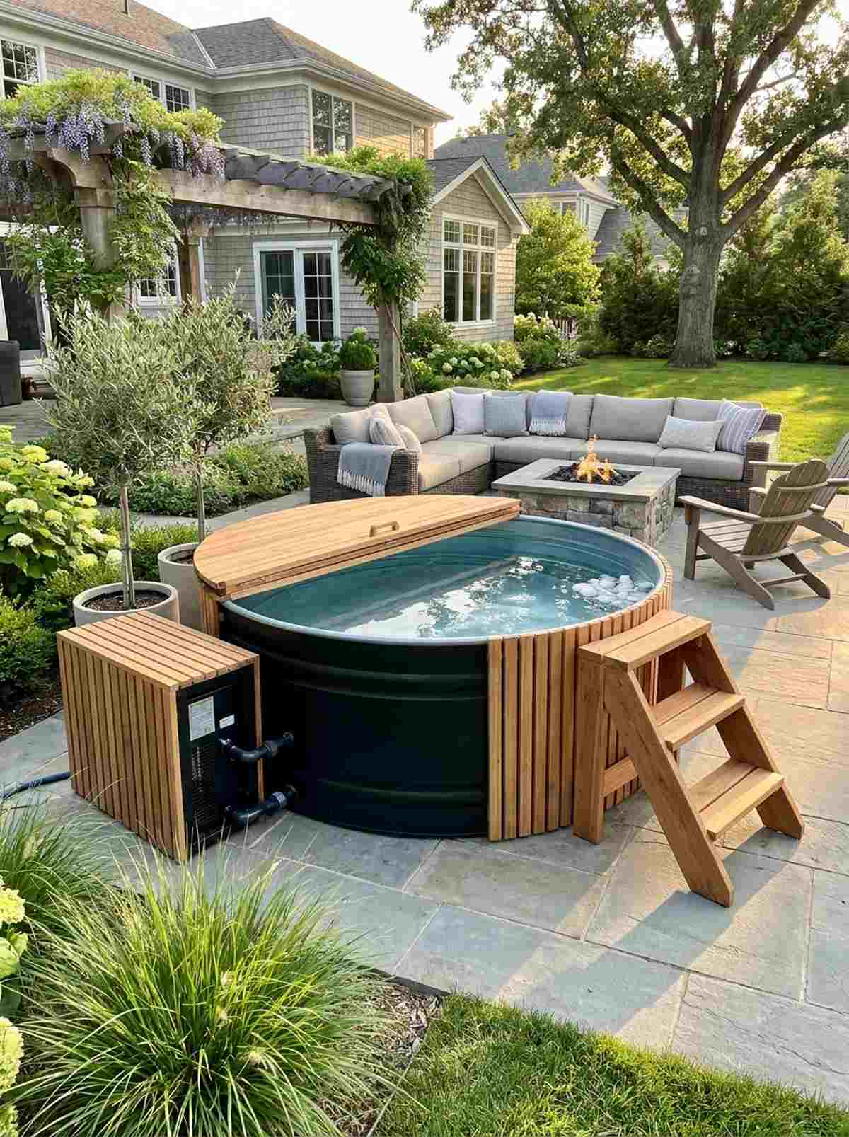 cold plunge tub installation