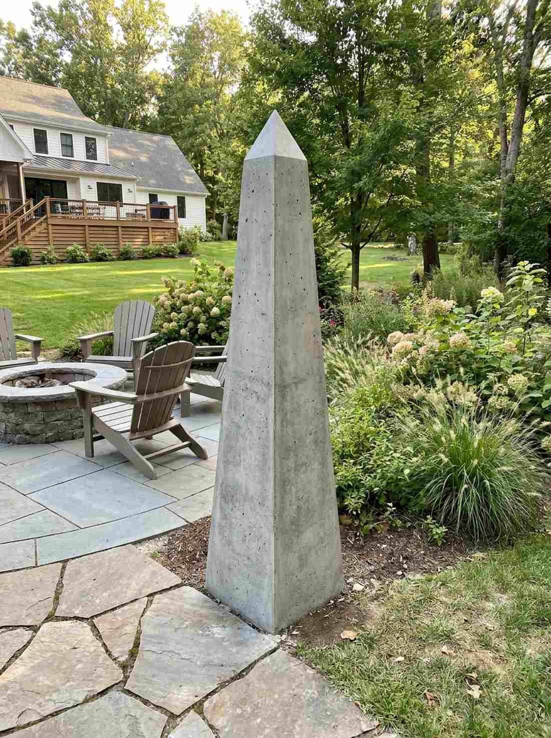concrete obelisk marker