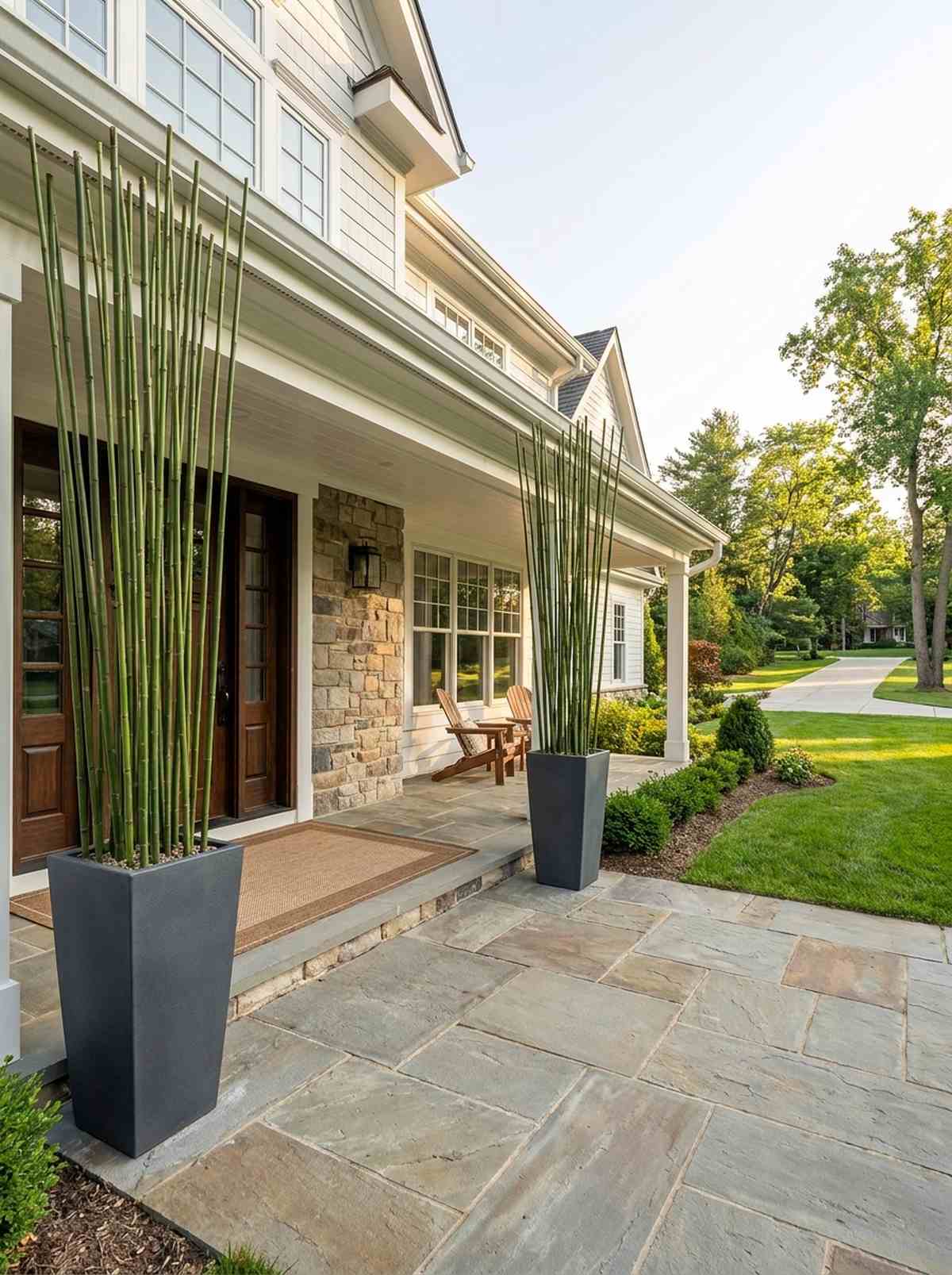 extra tall columnar planters