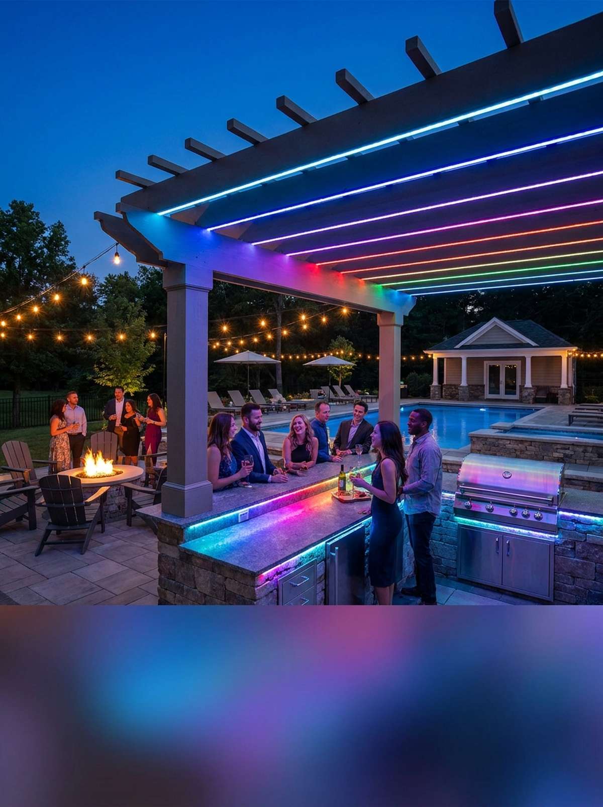 music sync strip lights