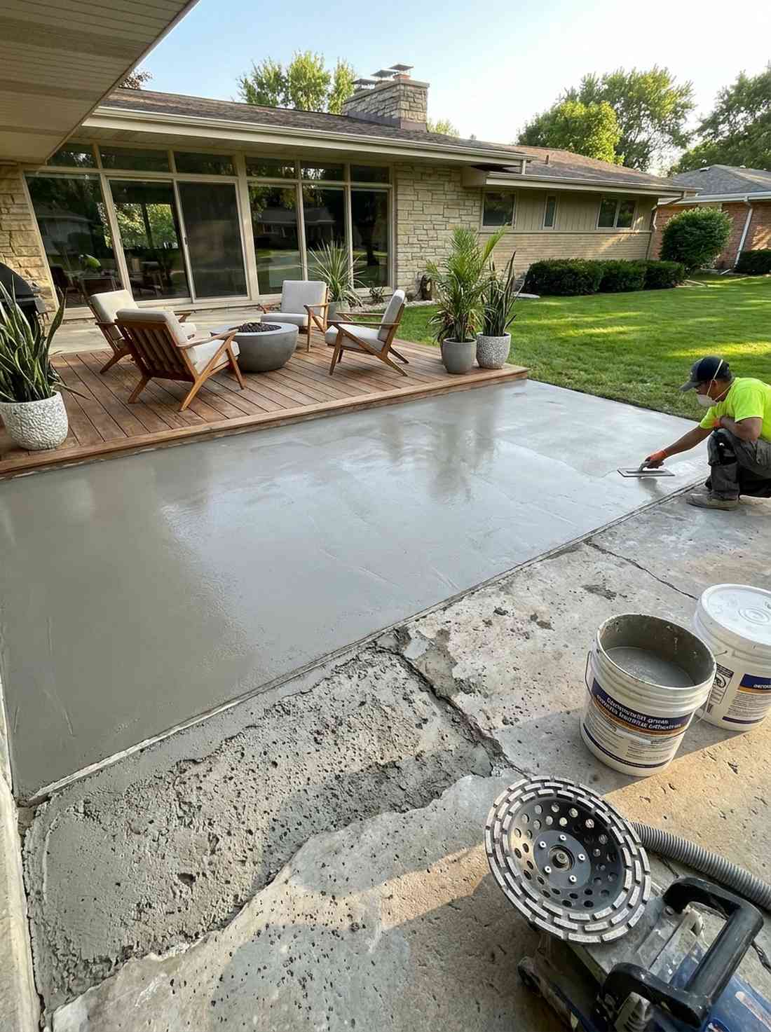 repairing concrete surfaces