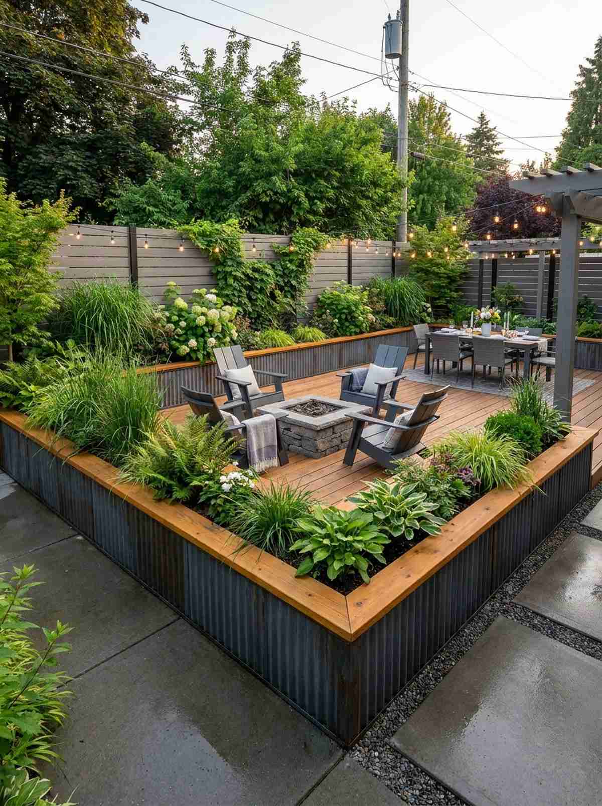 border garden perimeter design