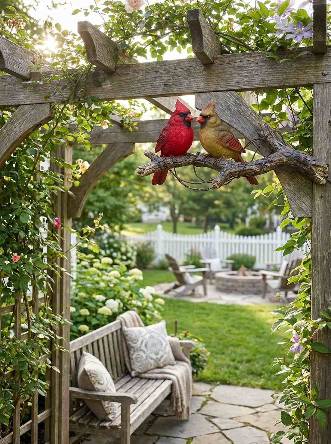 cardinal pair on branch