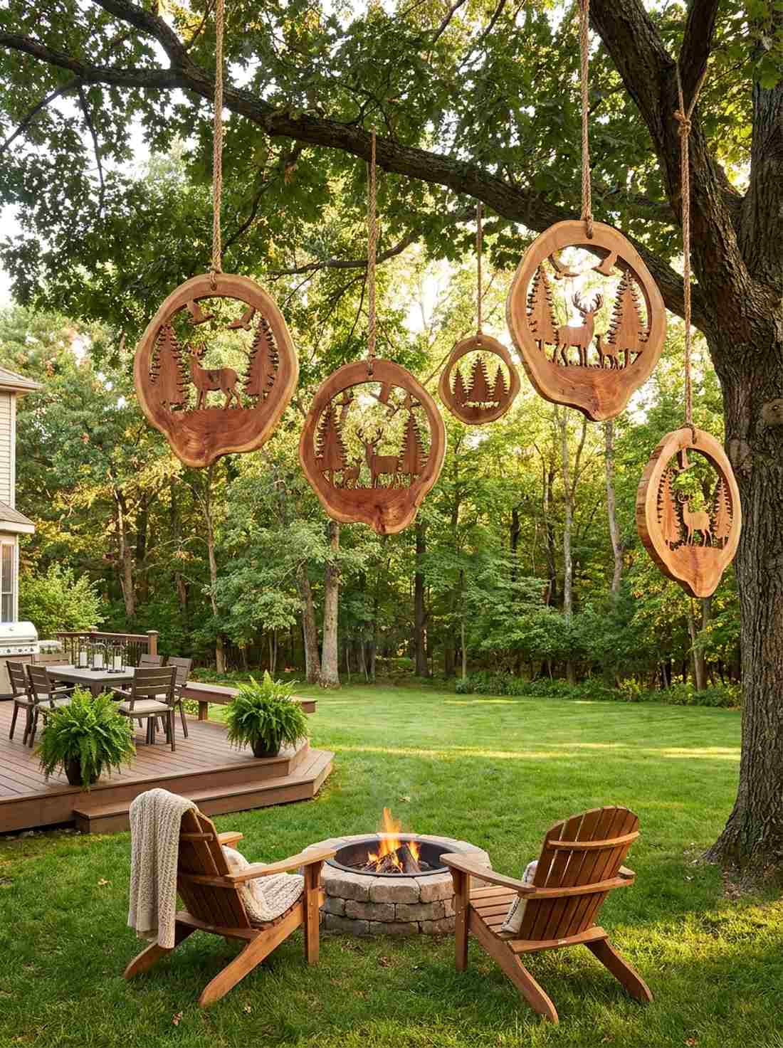 cedar wood cutouts