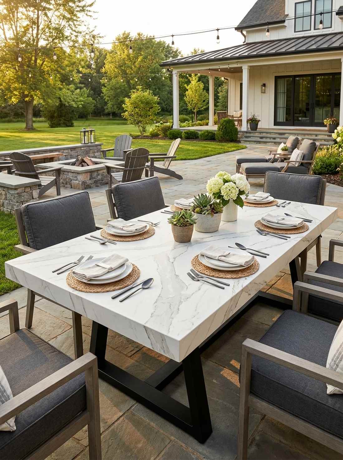 ceramic stone composite tabletops