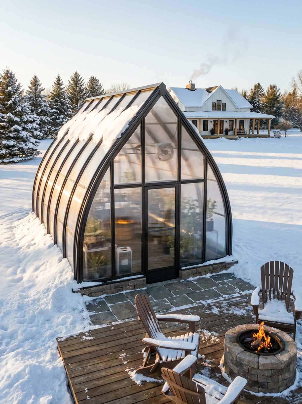 gothic arch greenhouse
