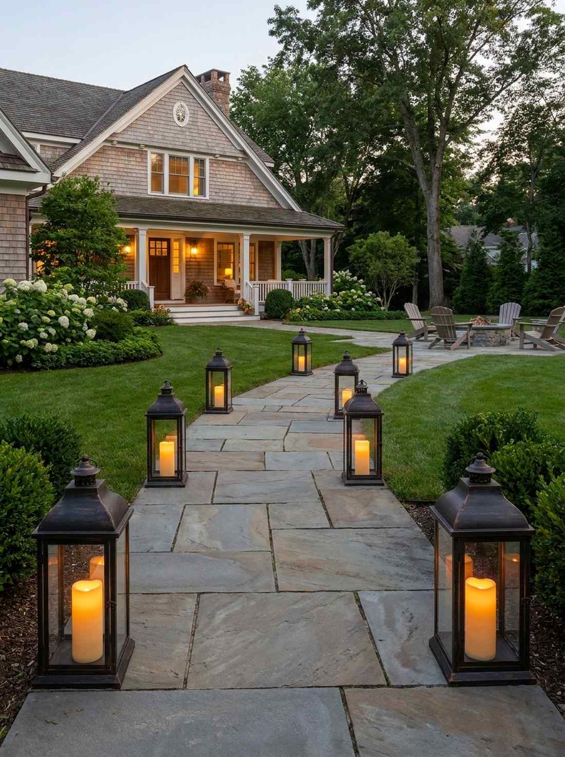 lantern pathway markers
