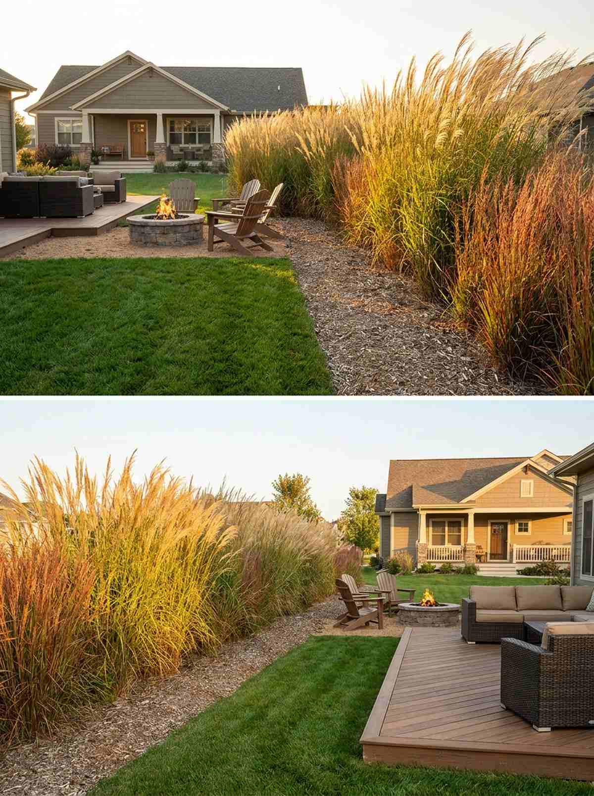 prairie grass border