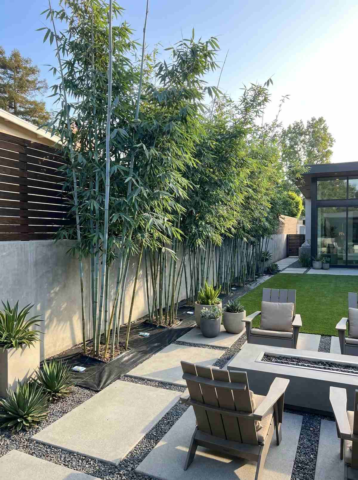 tropical blue bamboo