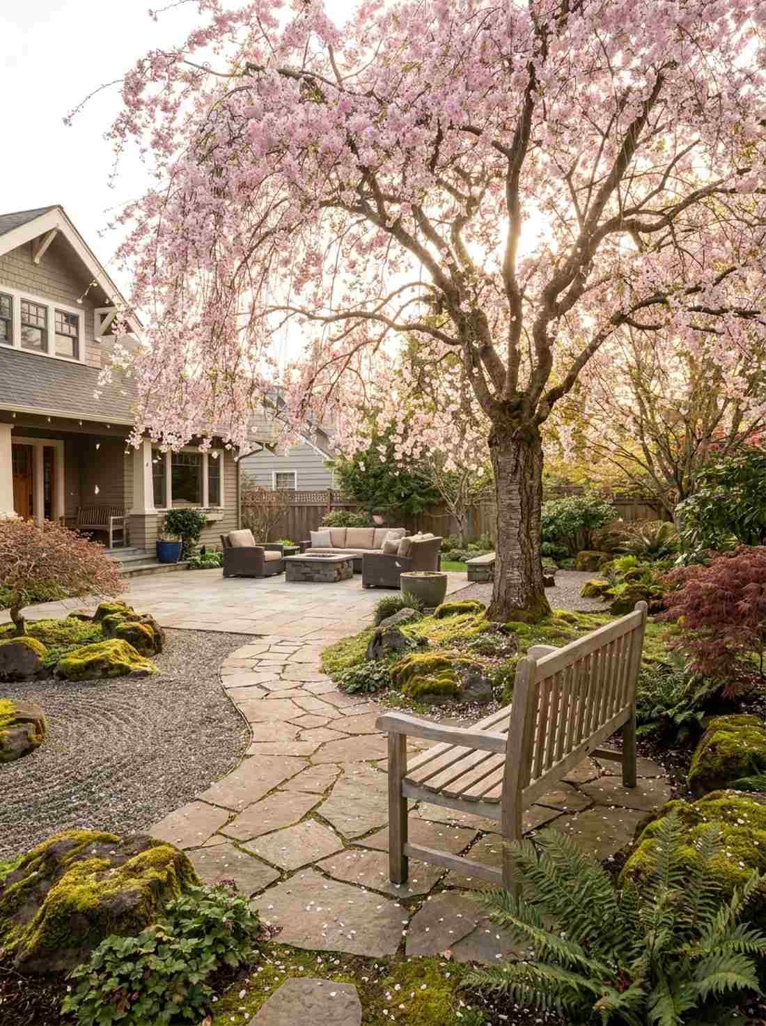 cherry blossom viewing area
