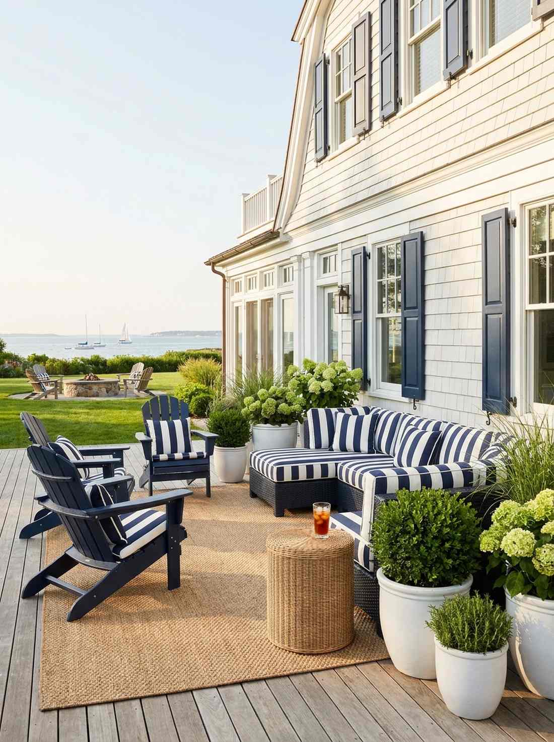 coastal blue and white