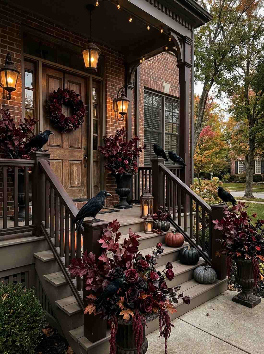 elegant raven themed entry