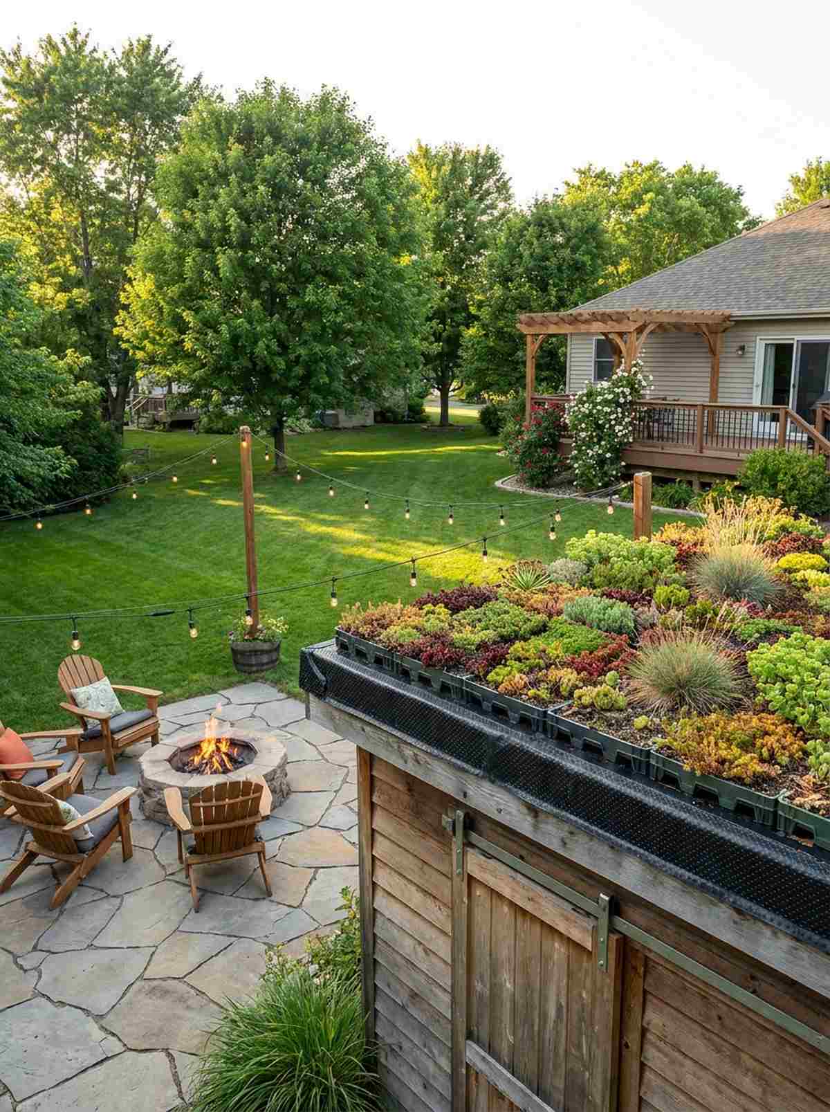 green roof installation