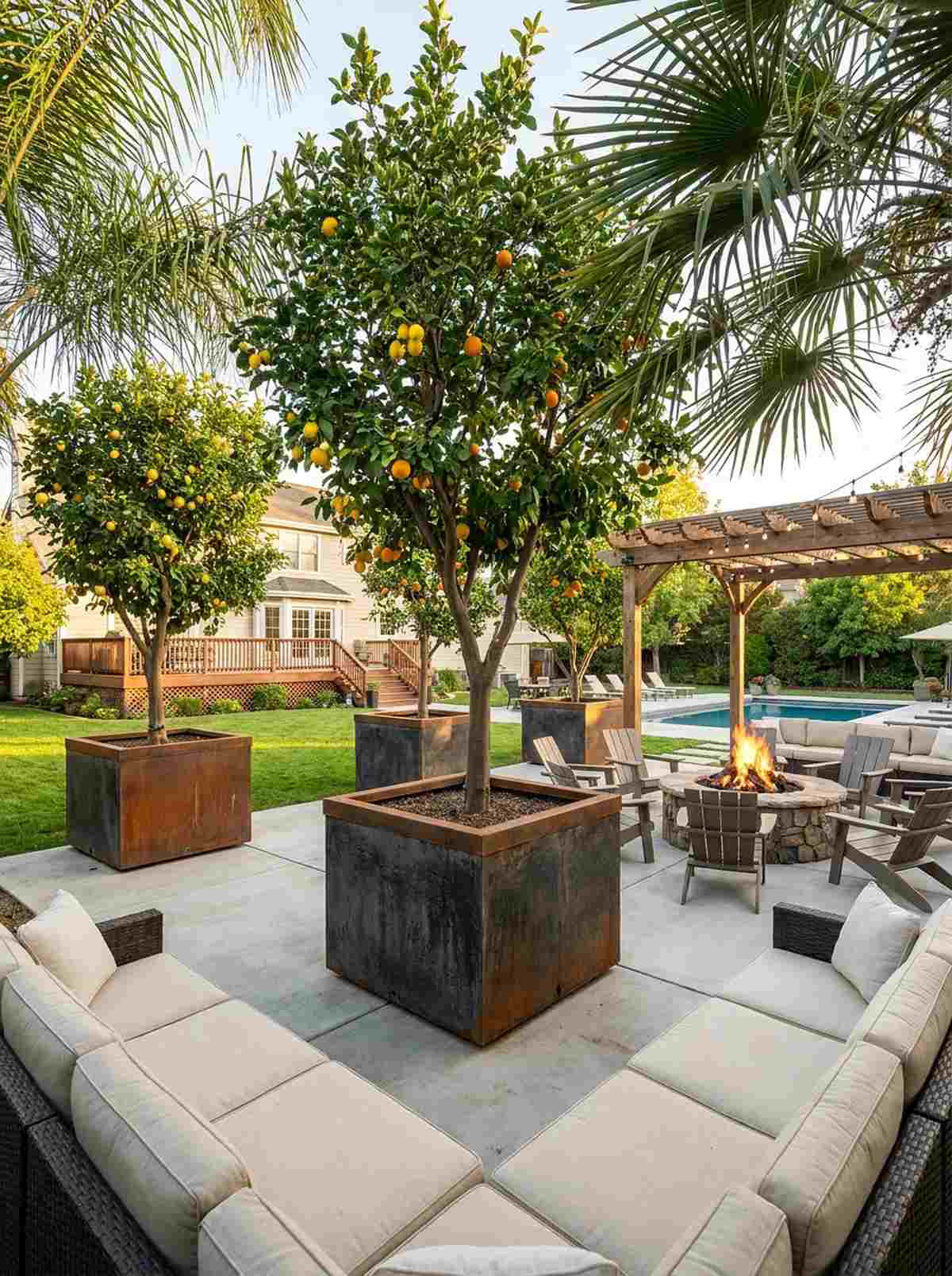 ground level mega planters