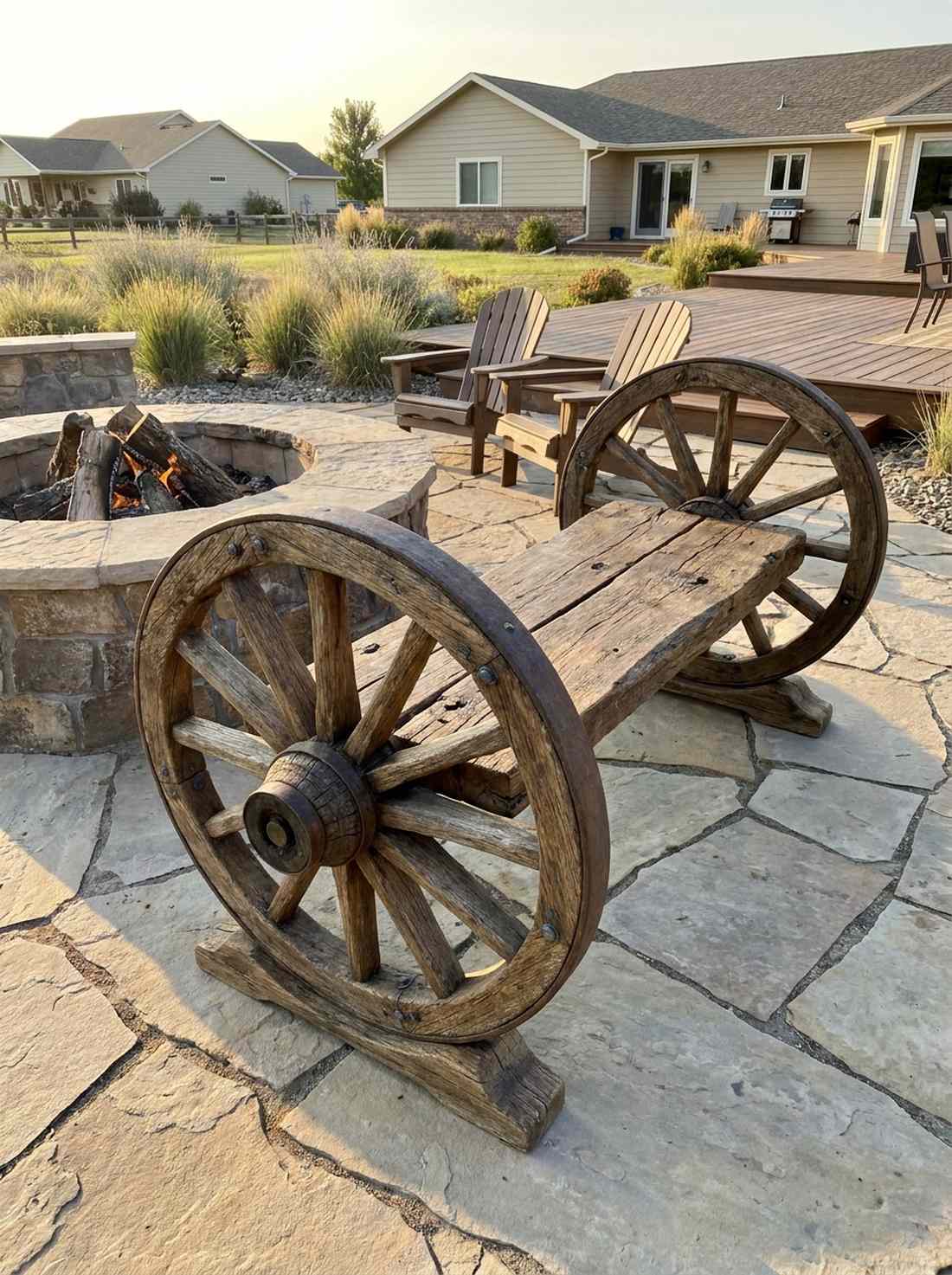wagon wheel accent chairs