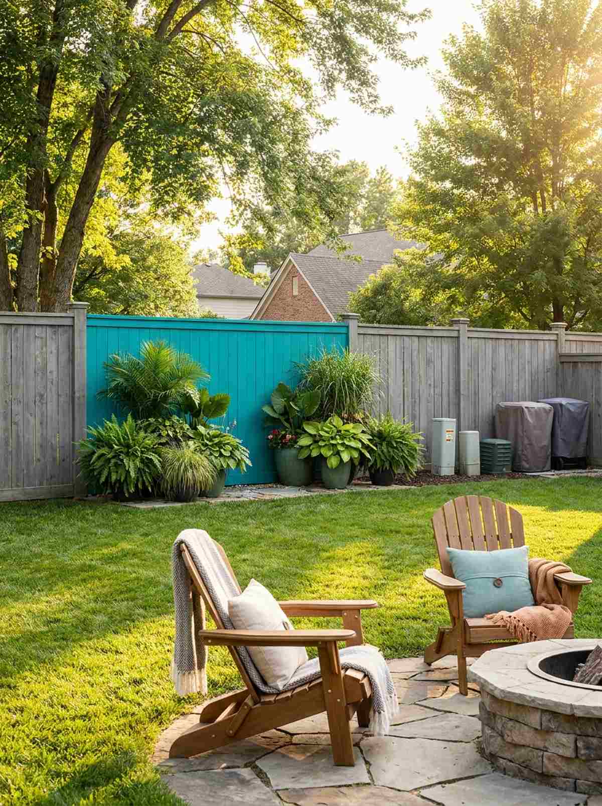 bright accent walls