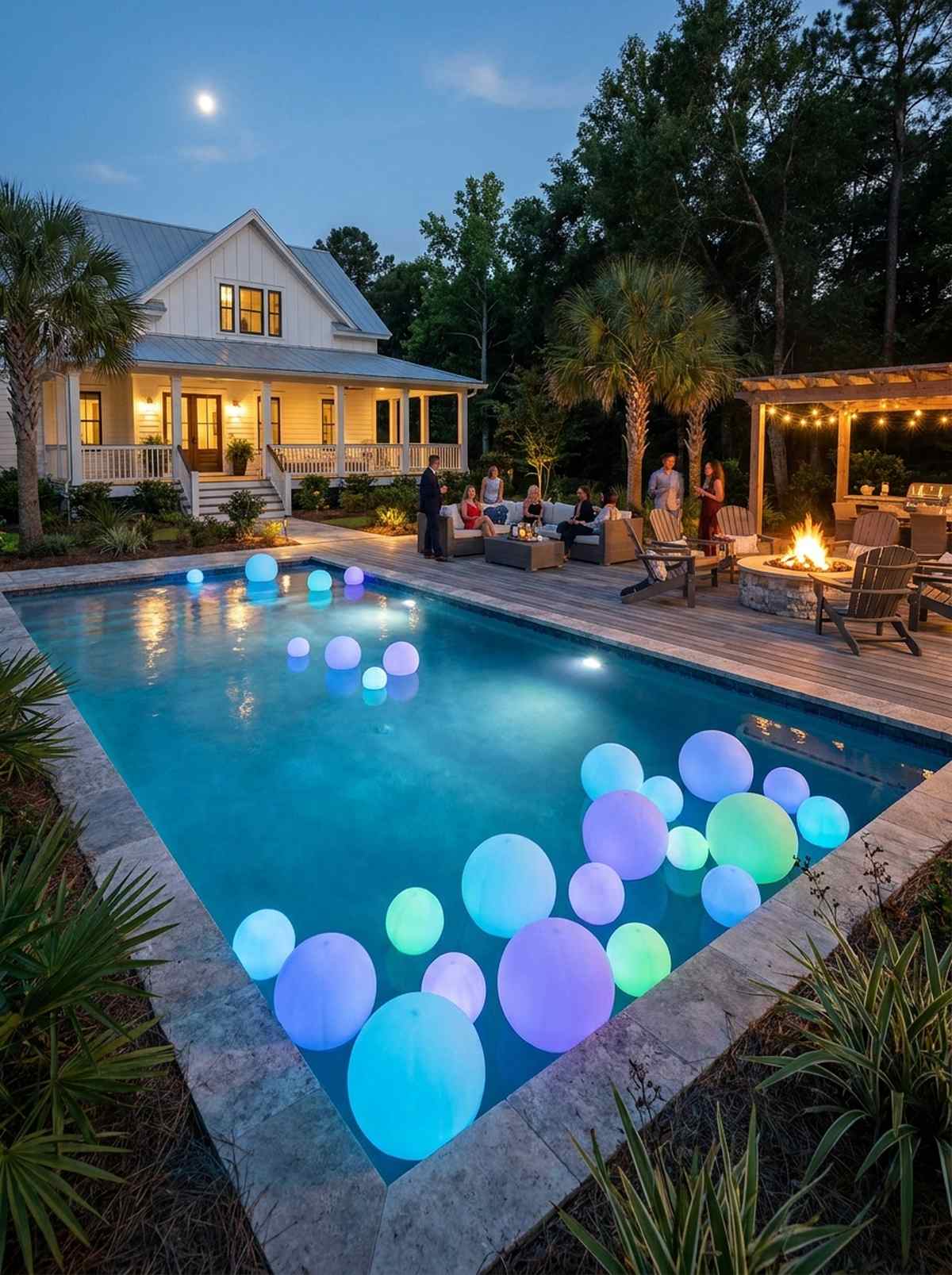 floating pool orbs