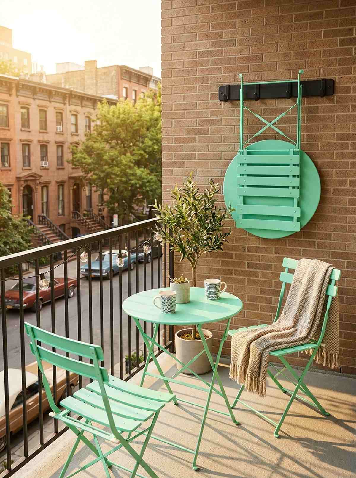 folding bistro set