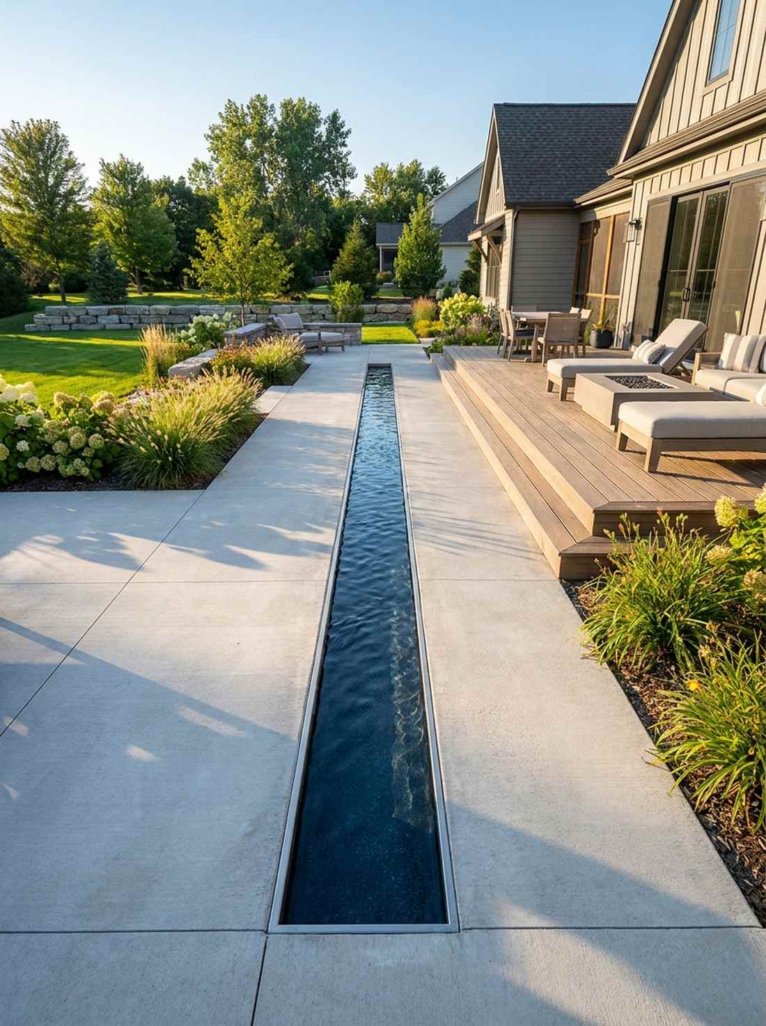 linear water channels
