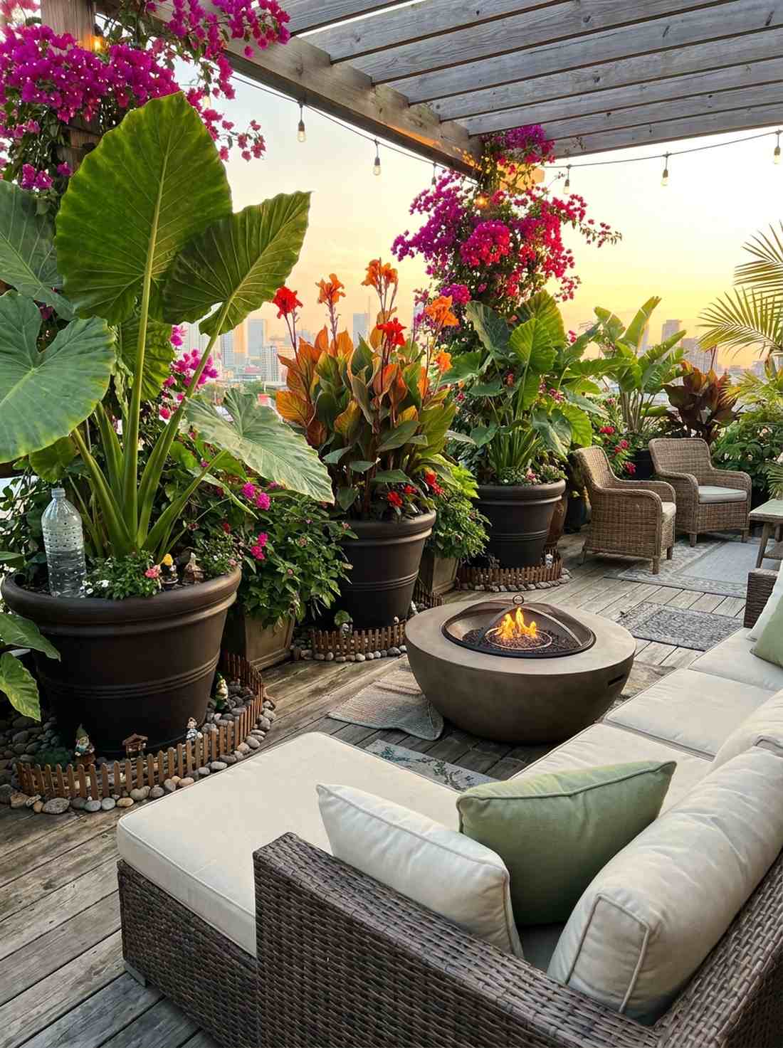 tropical paradise resort style oasis