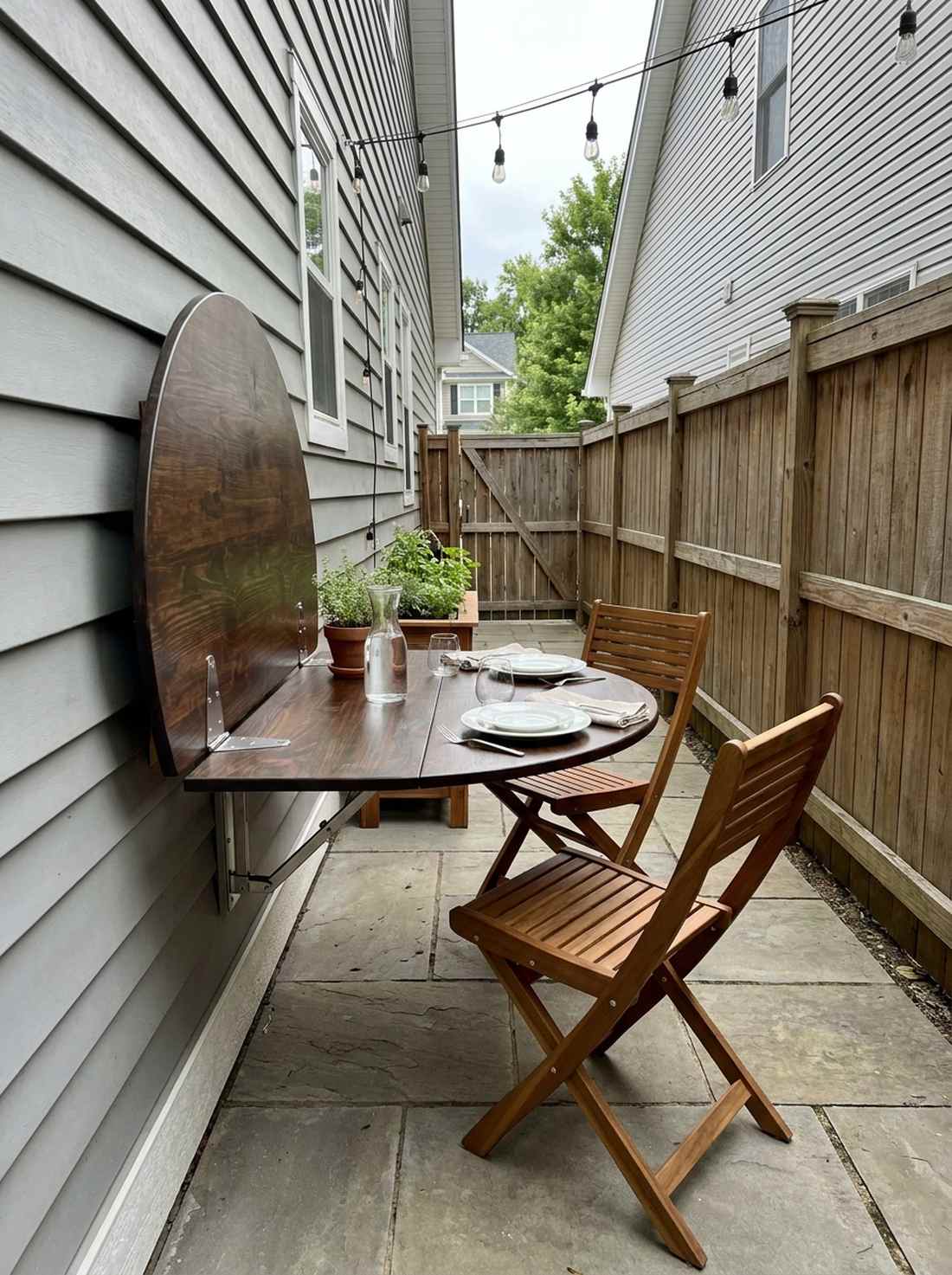 wall mount drop leaf table
