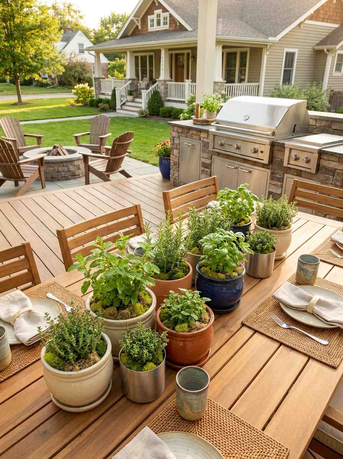 compact accent planters