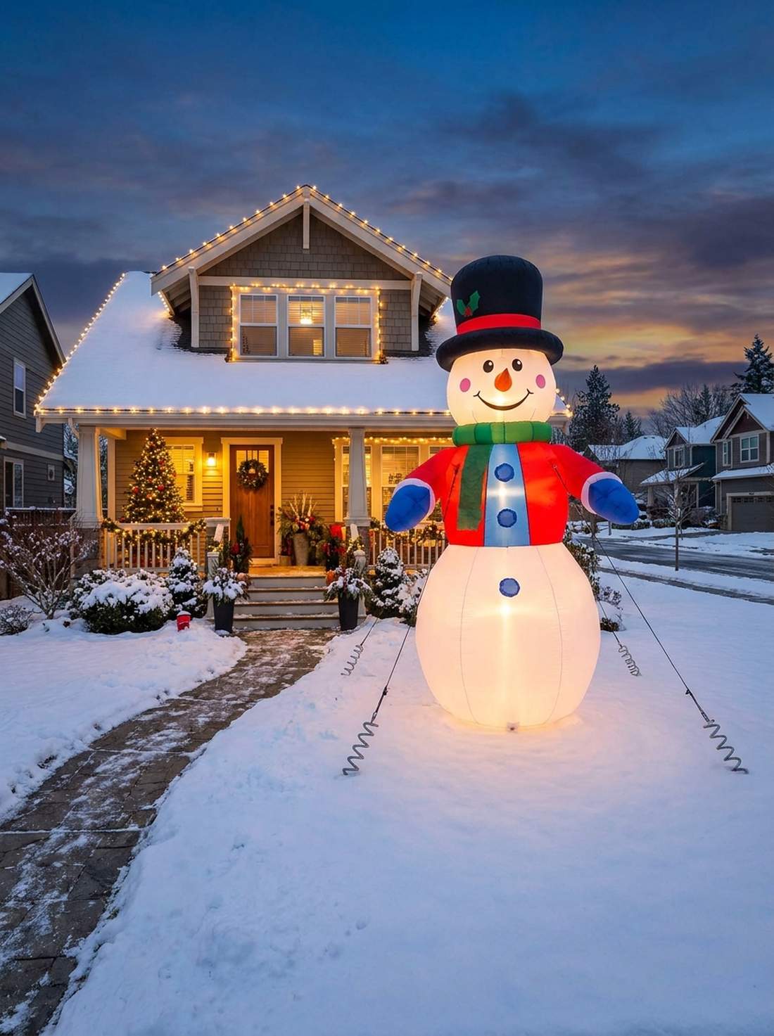 inflatable character vignettes