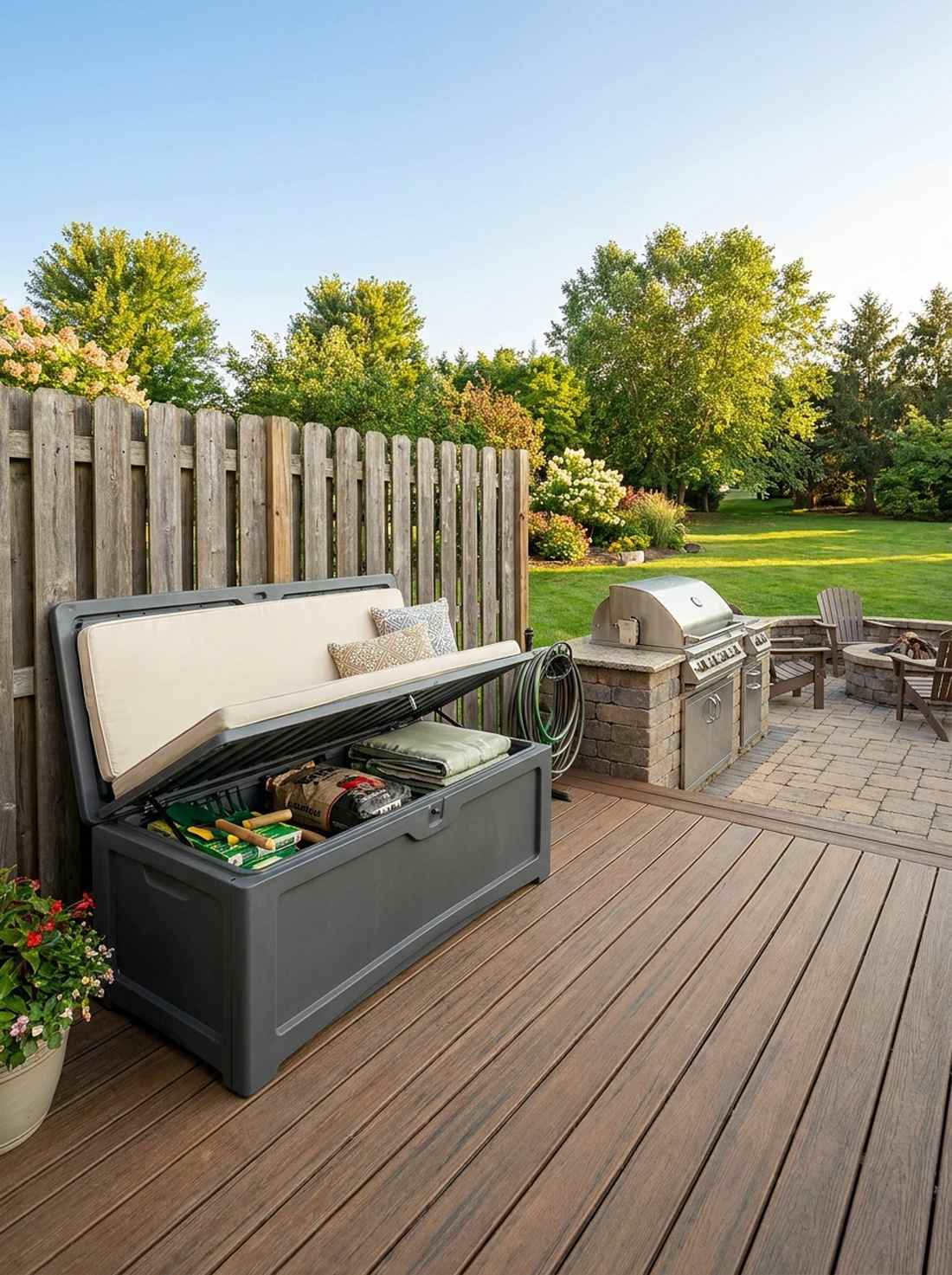 loveseat storage bench combo