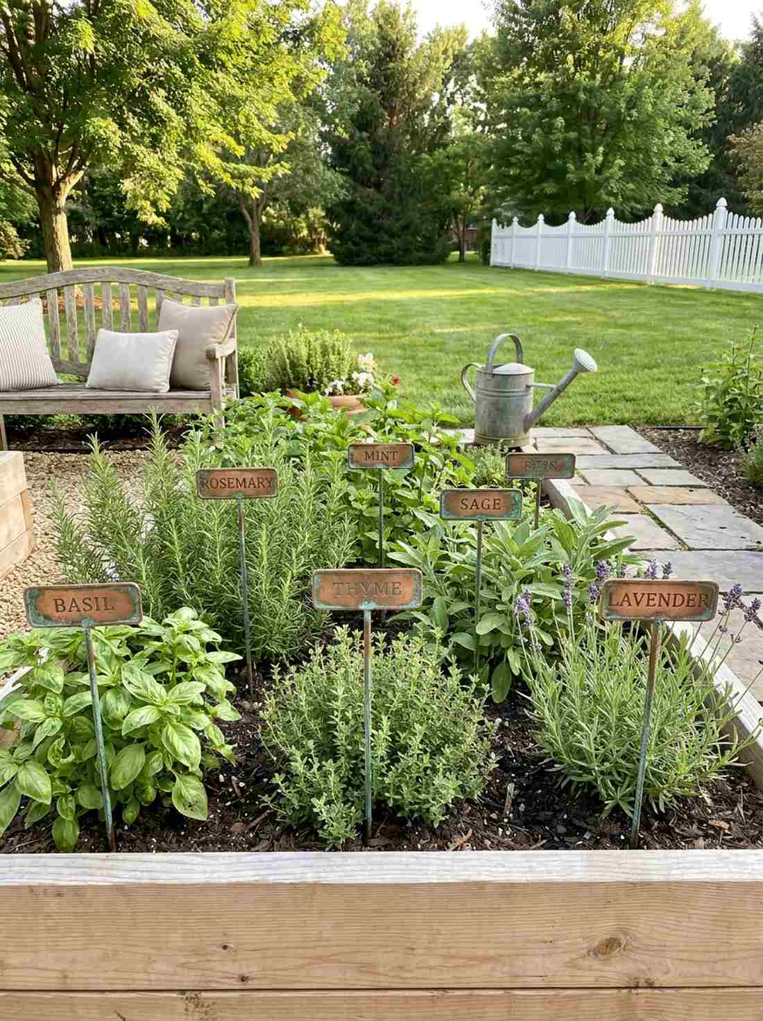 metal plant markers