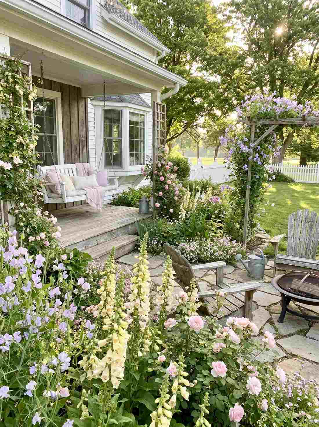 pastel cottage romance