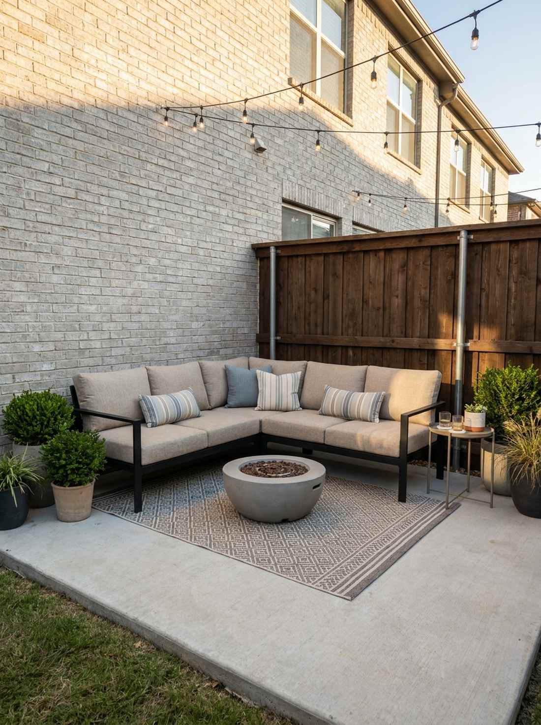 corner sectional small scale