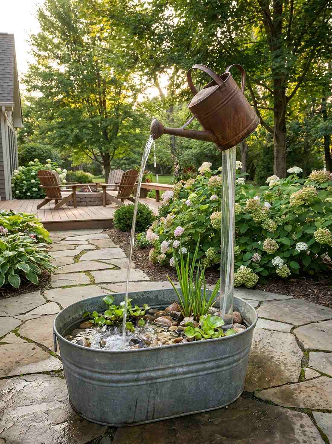 watering can fountains