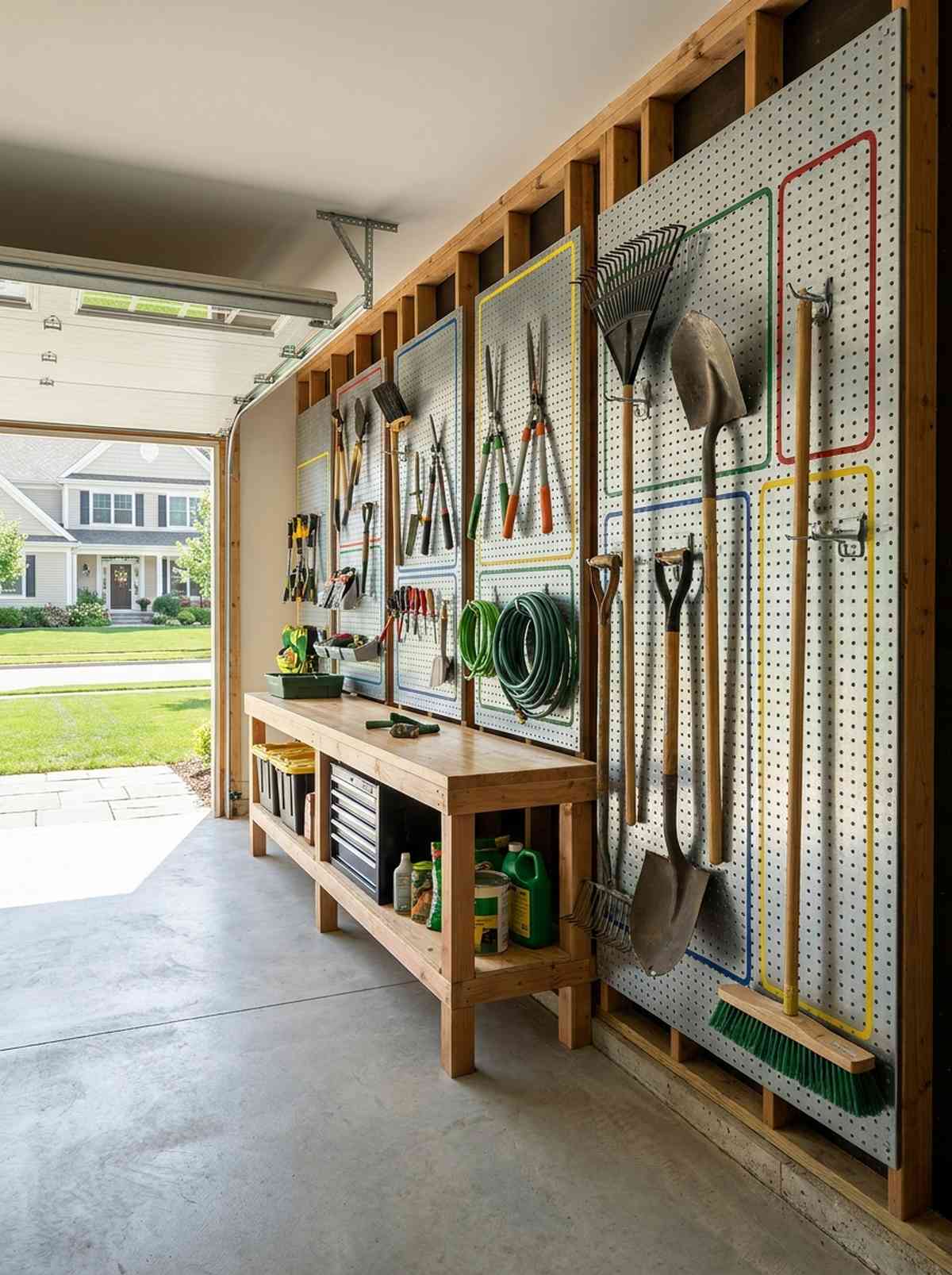 tool storage panels