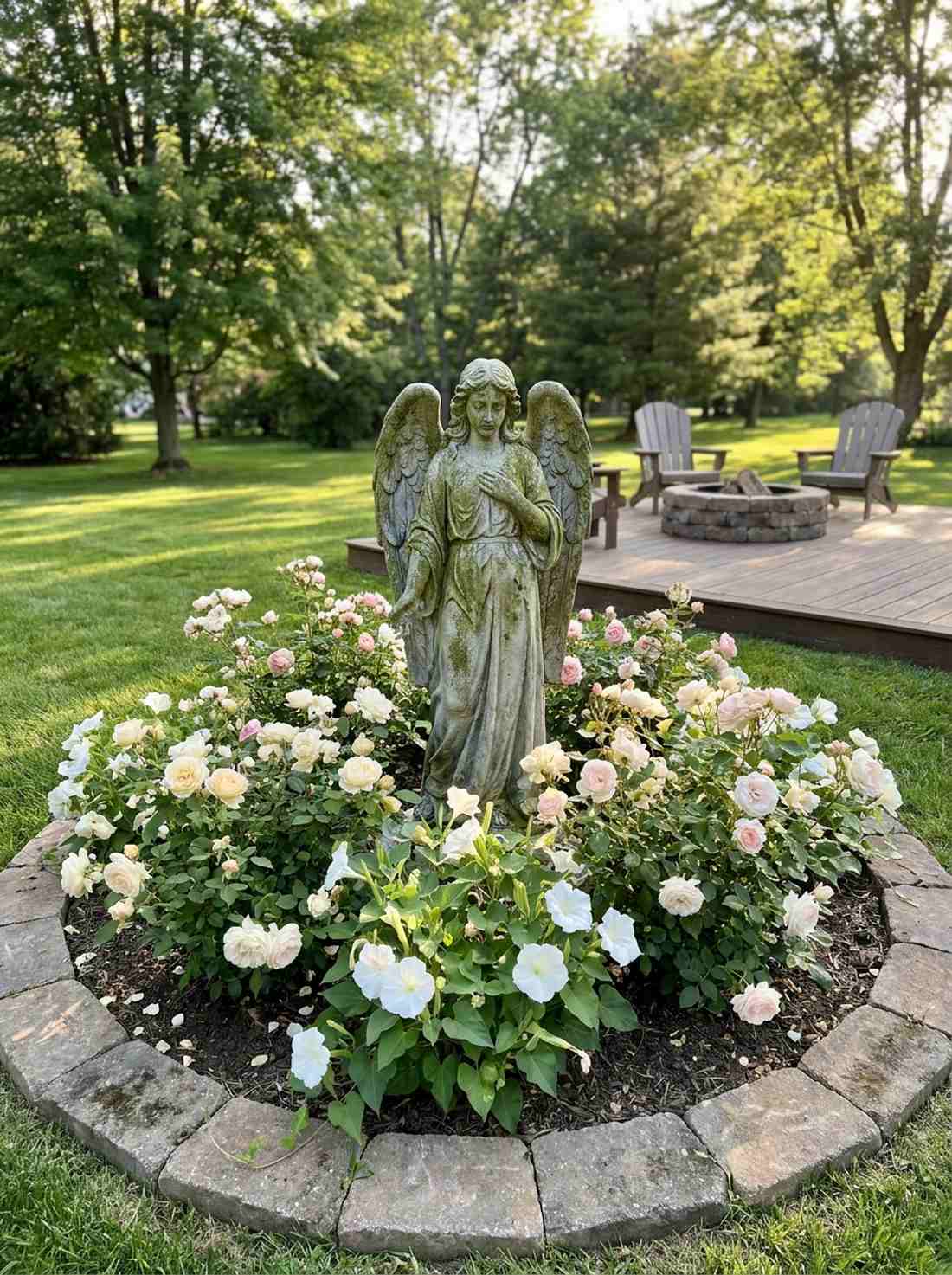 garden angel statues