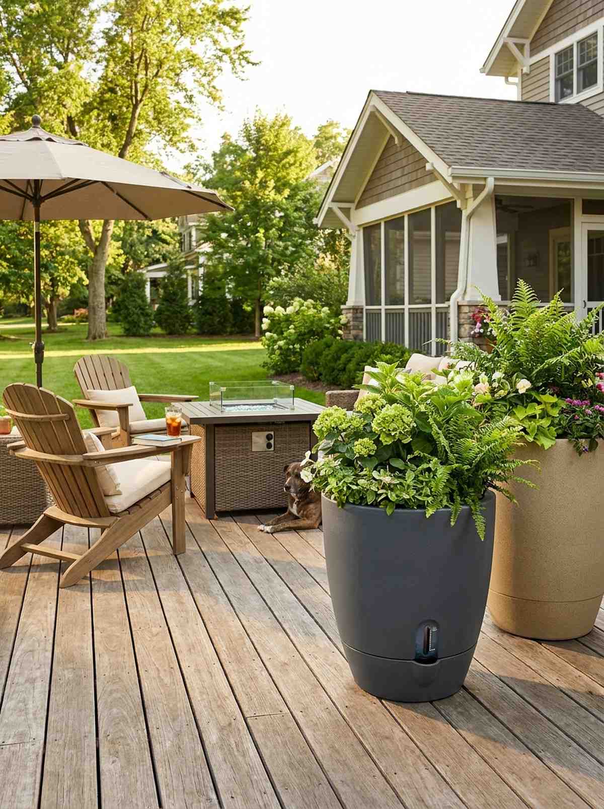 self watering reservoir systems