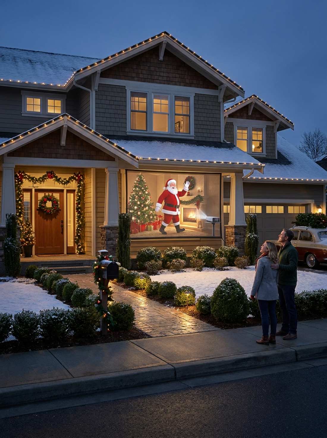 animated projection decorations